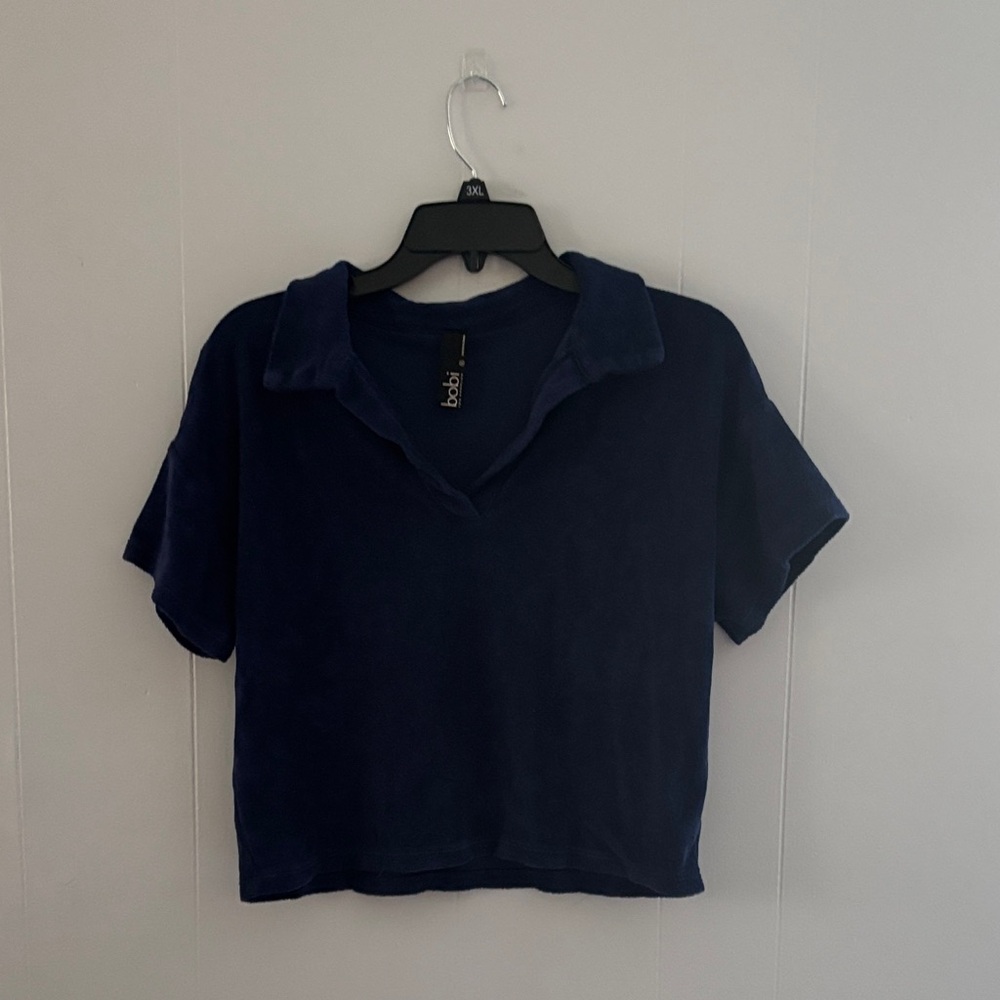 Bobi Deep Blue Crop Top